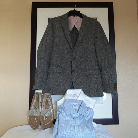 Brooks Brothers Tweed Slim Fit Jacket NWOT - Picture 8 of 8